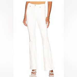 Dr. Denim Macy Flare White Jeans